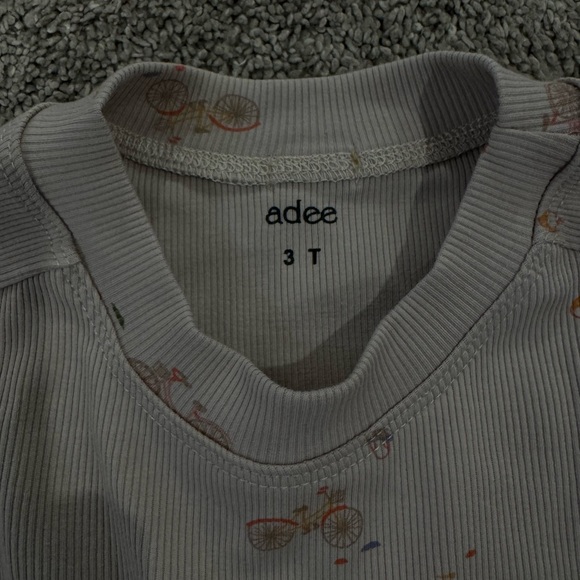 Adee Kids Bicycle Print Ribbed Set - Picture 4 of 6